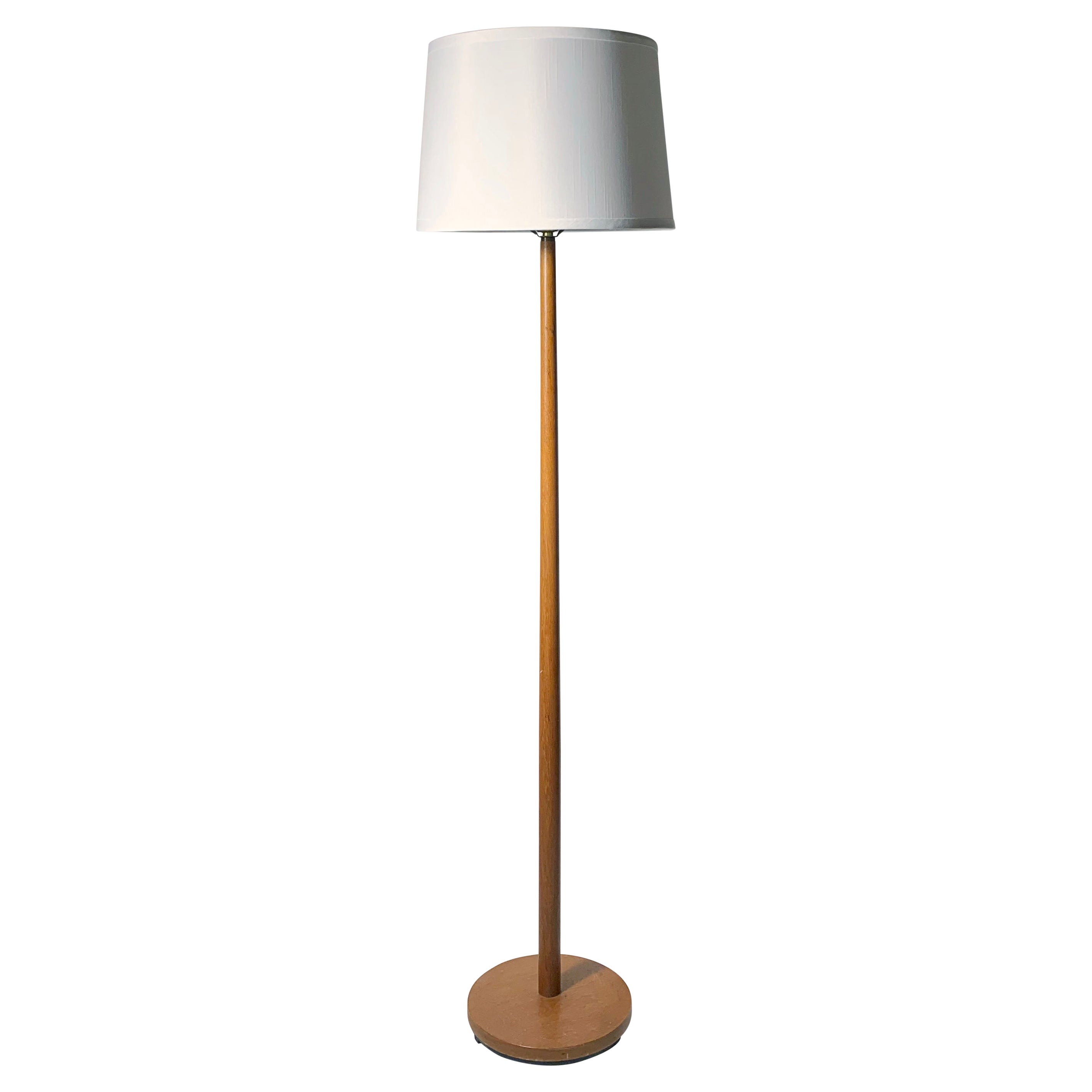 Teak Floor Lamp Made in Sweden for Kovacs For Sale