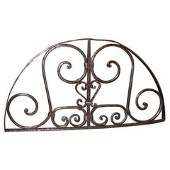 Hand Forged Iron Transom Grill