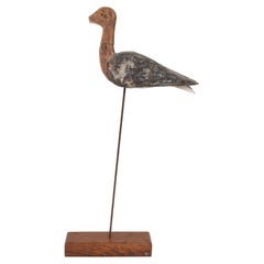 Hand-Carved Mounted Duck Decoy