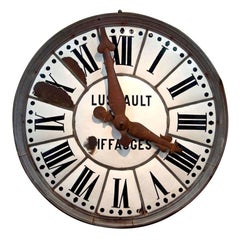 Antique White Face Enamel Clock