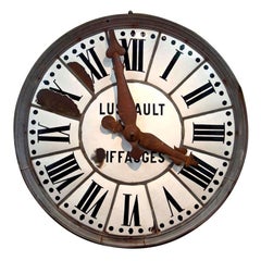 White Face Enamel Clock