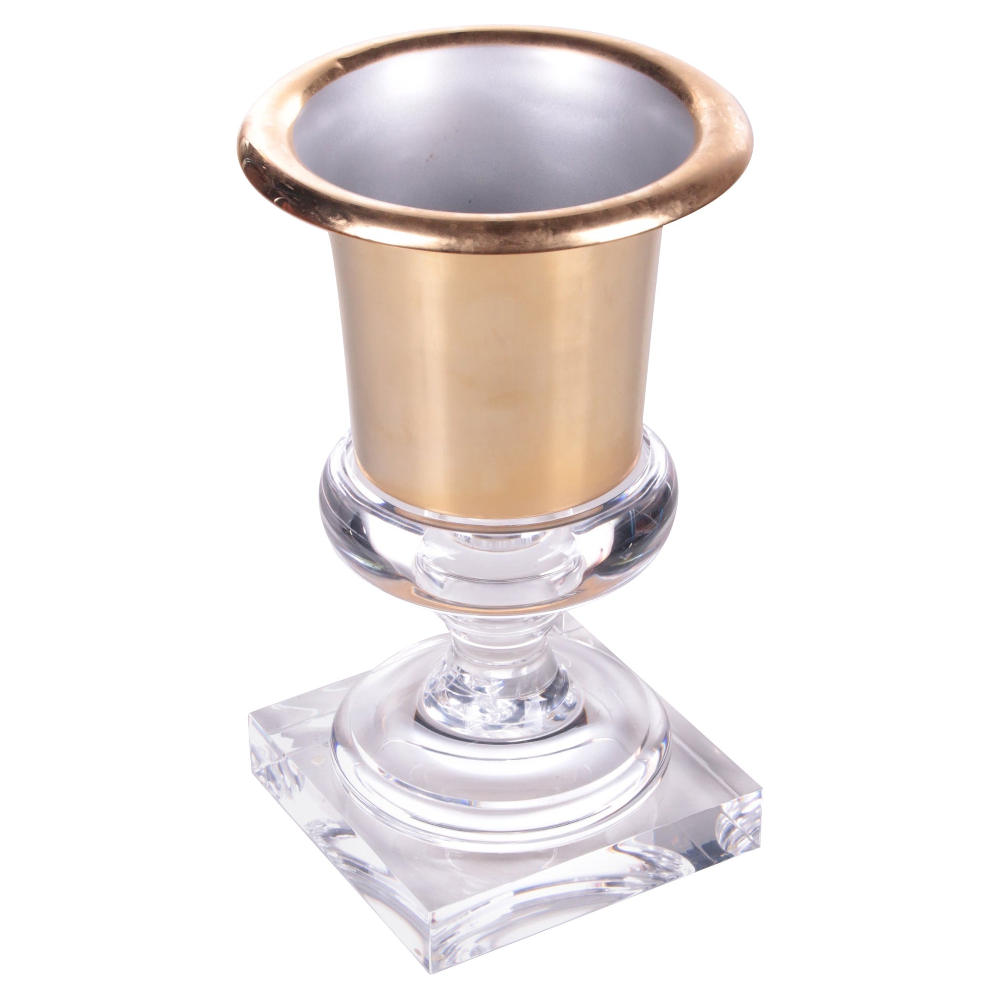 1970s Italian Vintage Wine Cooler in Pineapple Silhouette For Sale at 1stDibs