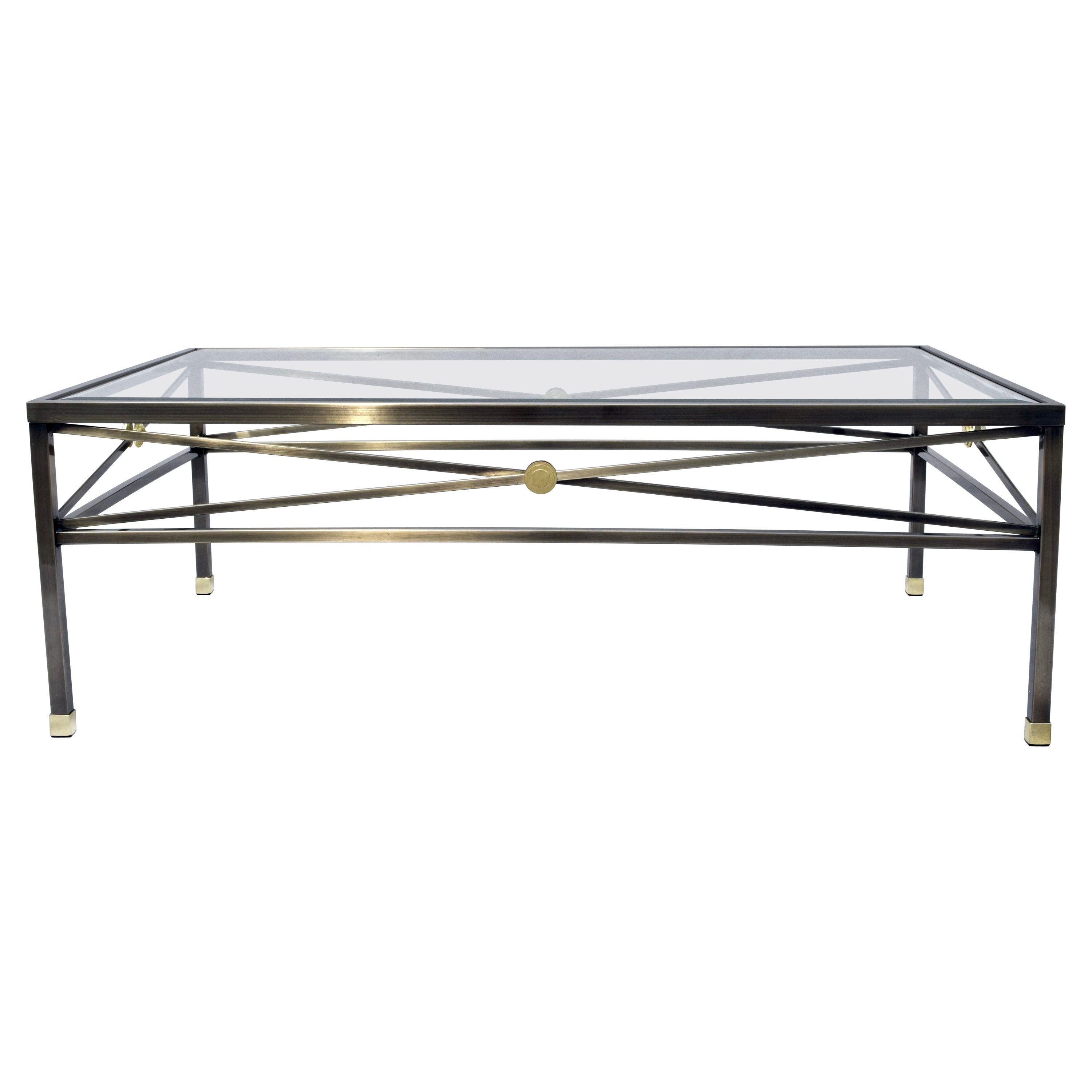 Design Institute of America Neoclassical Style Cocktail Coffee Table For Sale