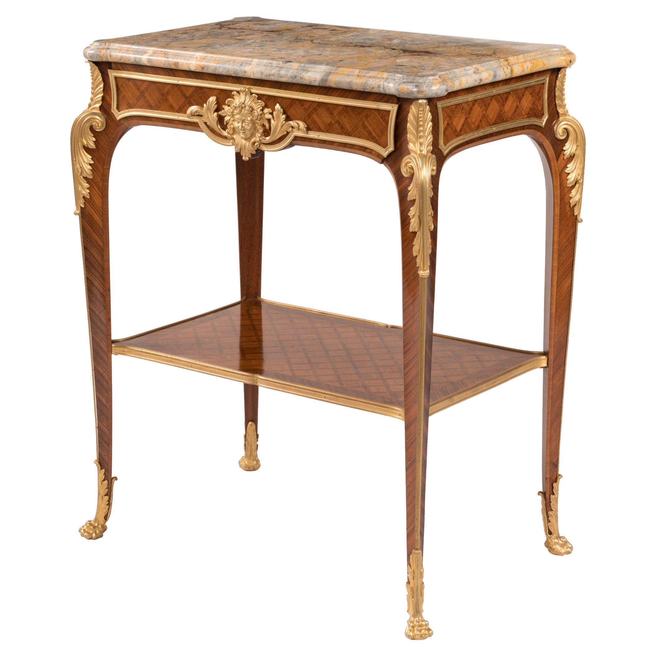 Table d'appoint française du 19ème siècle de style Louis XVI
