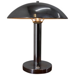 Chrome-Plated Table Lamp by Josef Hurka for Napako, 1940s