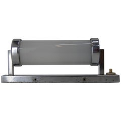 Bauhaus or Functionalist Chrome Wall Lamp/Scone, 1930s