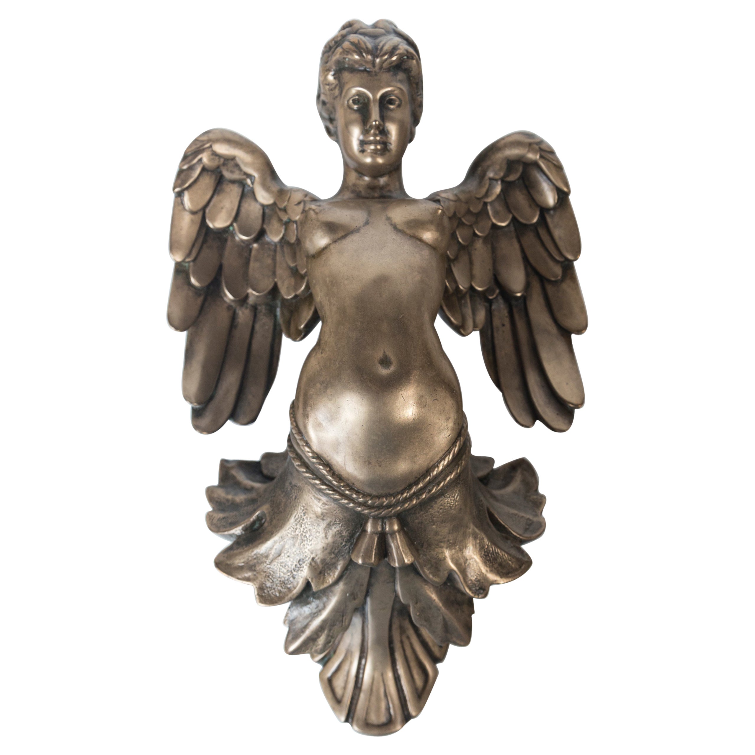 Solid Bronze Door Ornament For Sale