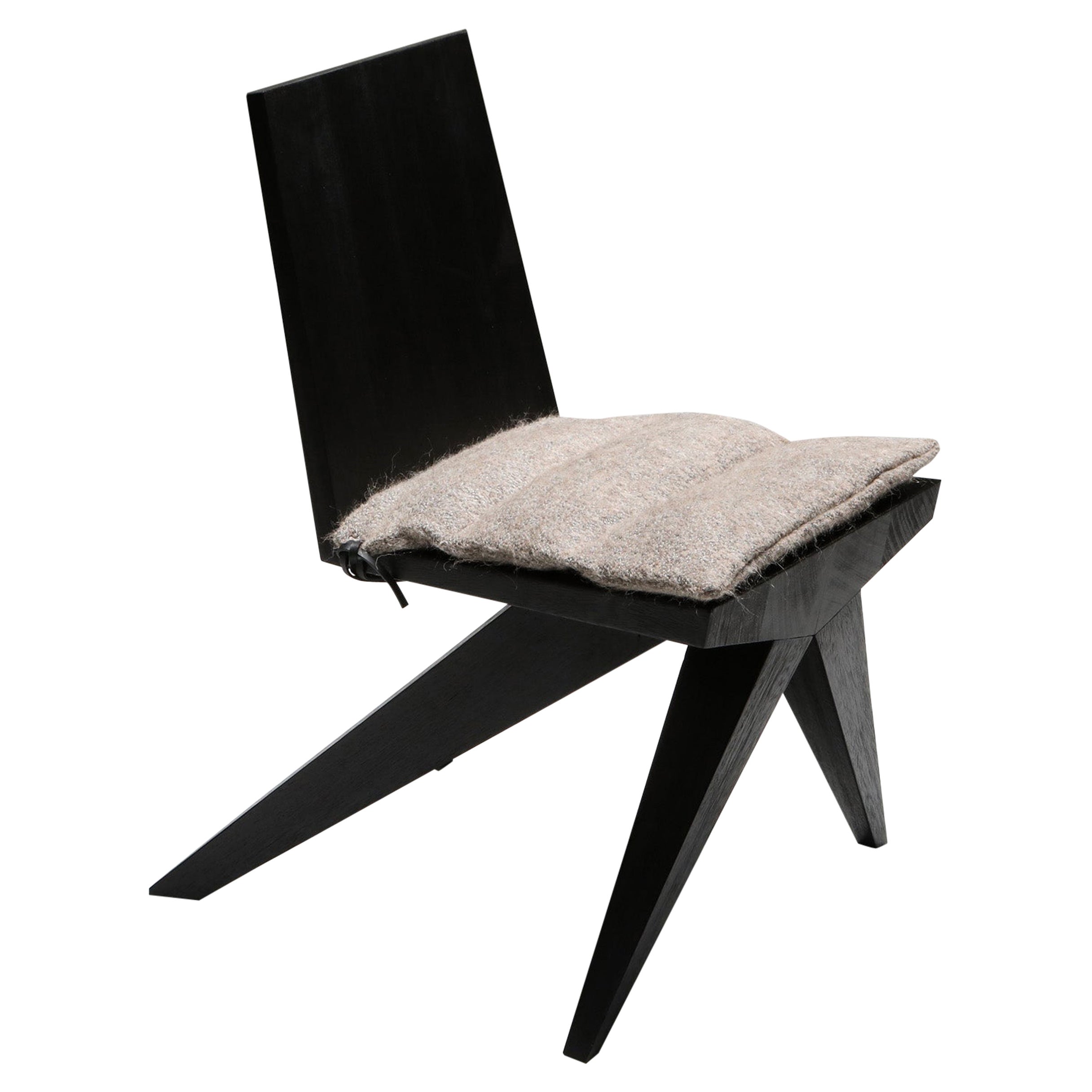 Black Arno Declercq, Dining Chair