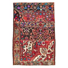 Handgefertigter persischer Wagireh Hamadan-Teppich aus der Mitte des 20. Jahrhunderts