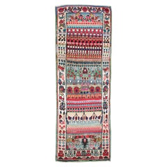 Mid-20th Century Handmade Persian Mahal Small Runner