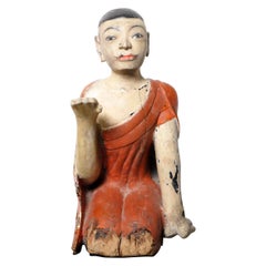 Figure d'un moine thaïlandais