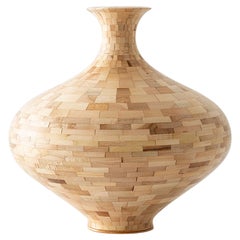 STACKED Squat Maple Vase by Richard Haining, Available Now