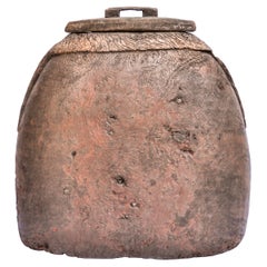 Large Wooden Grain Pot, Raute of West Nepal, Mid-20th Century