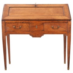 French 19th Century Directoire-Style Drop Front Desk