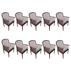 Vintage "Andover" Chairs in Rosewood by Davis Allen for Stendig, Set of 10