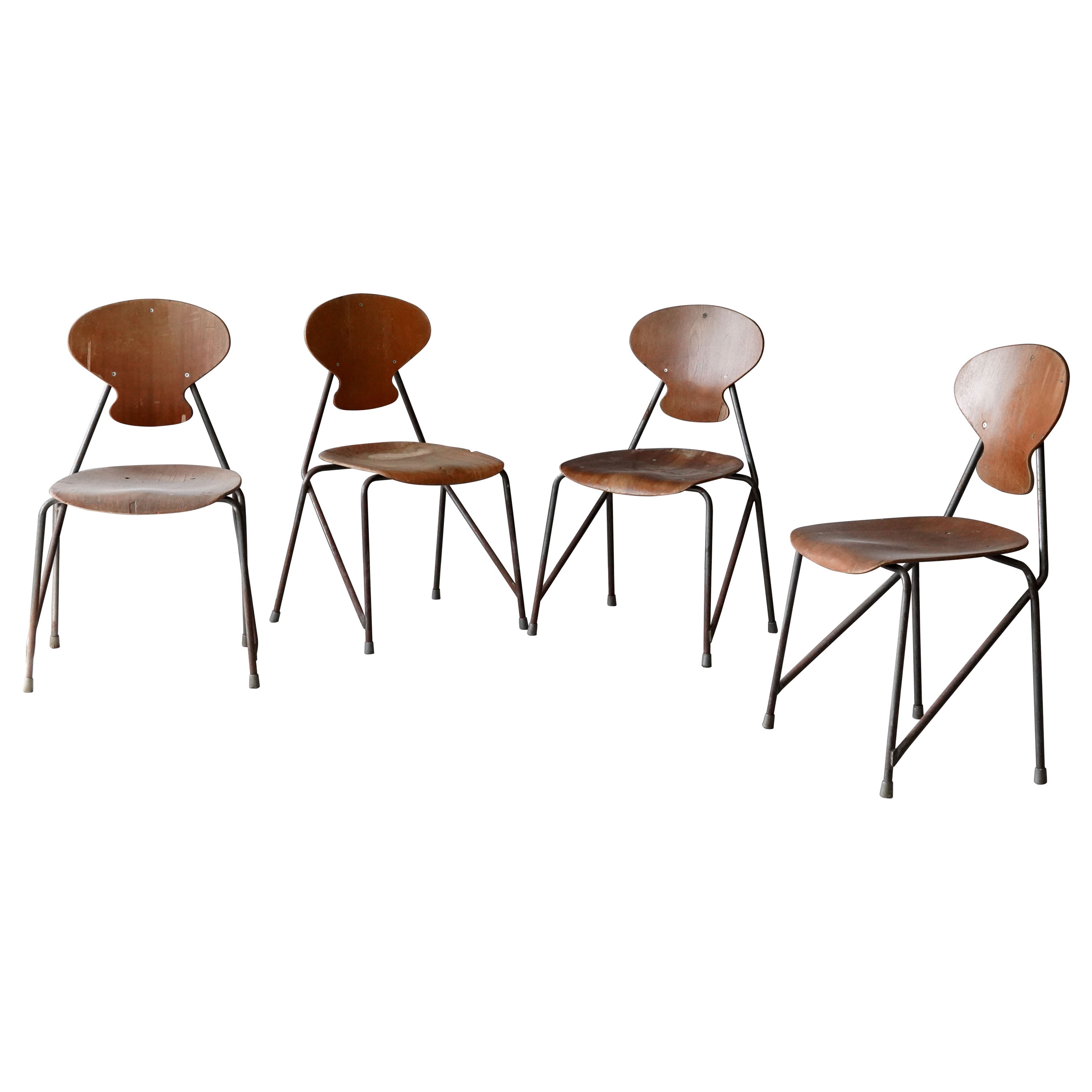 Kai Lyngfeldt Larsen Side Chairs