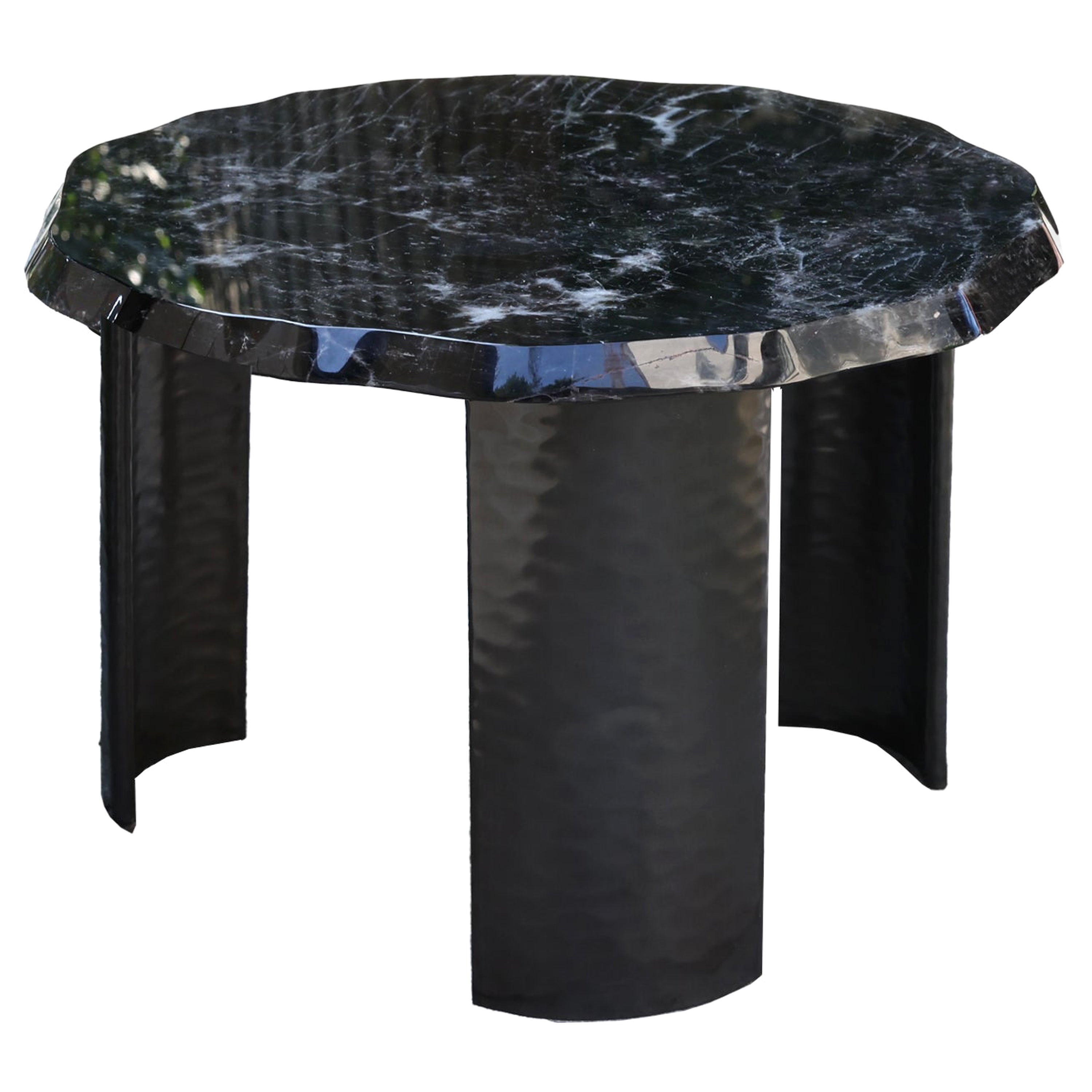 NPC Smoky Rock Crystal Cocktail Table by Phoenix For Sale