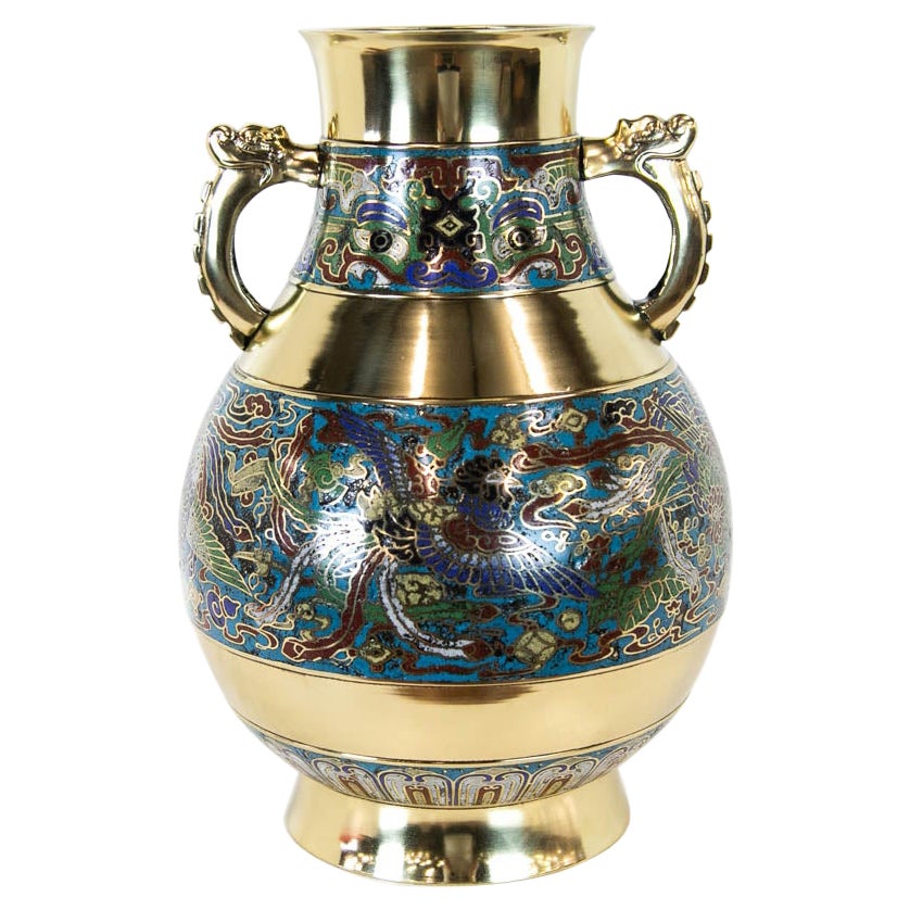 Champleve Vase