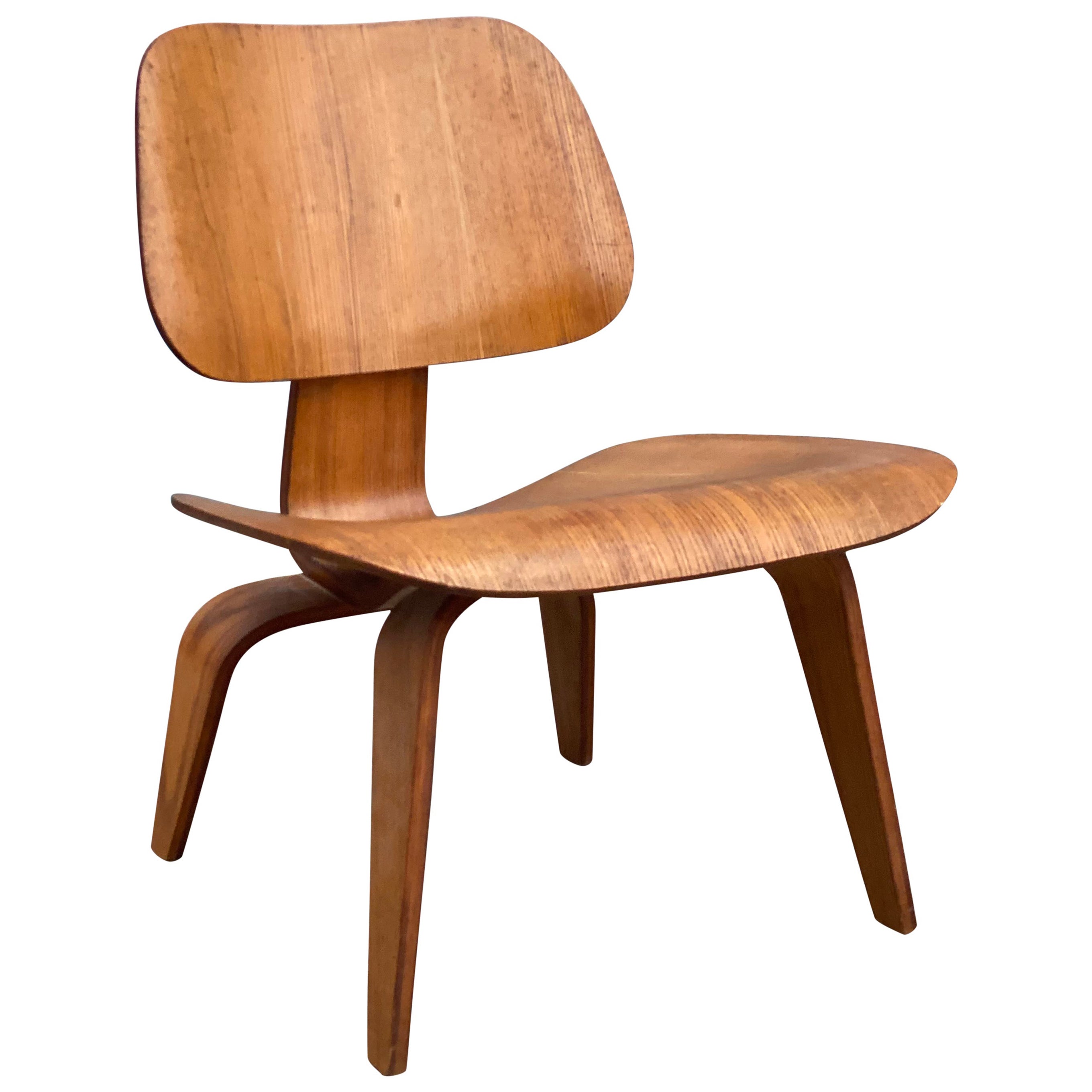 Early Eames LCW in Ash by Evans Products