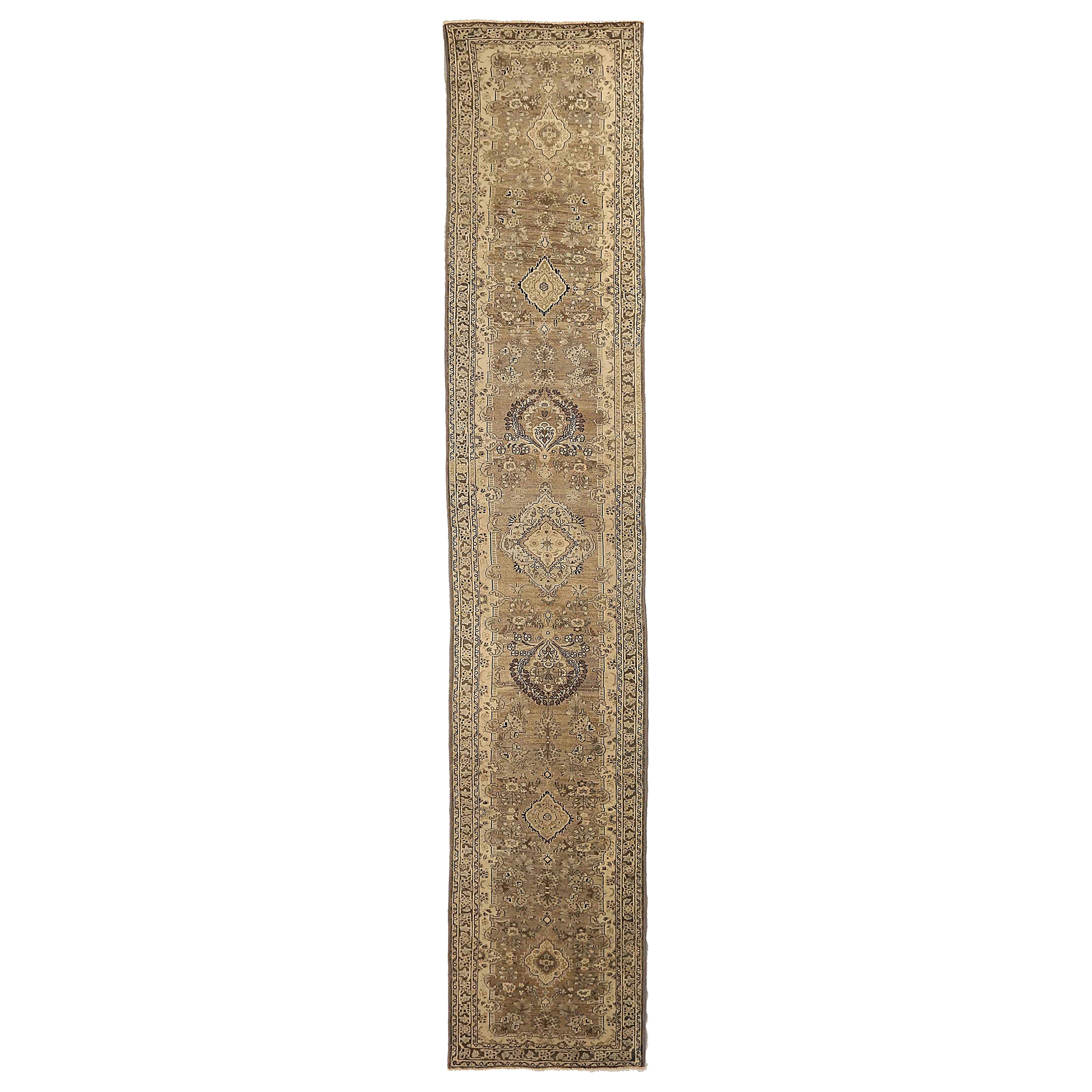 Antique Persian Runner Rug Kolyai Design For Sale