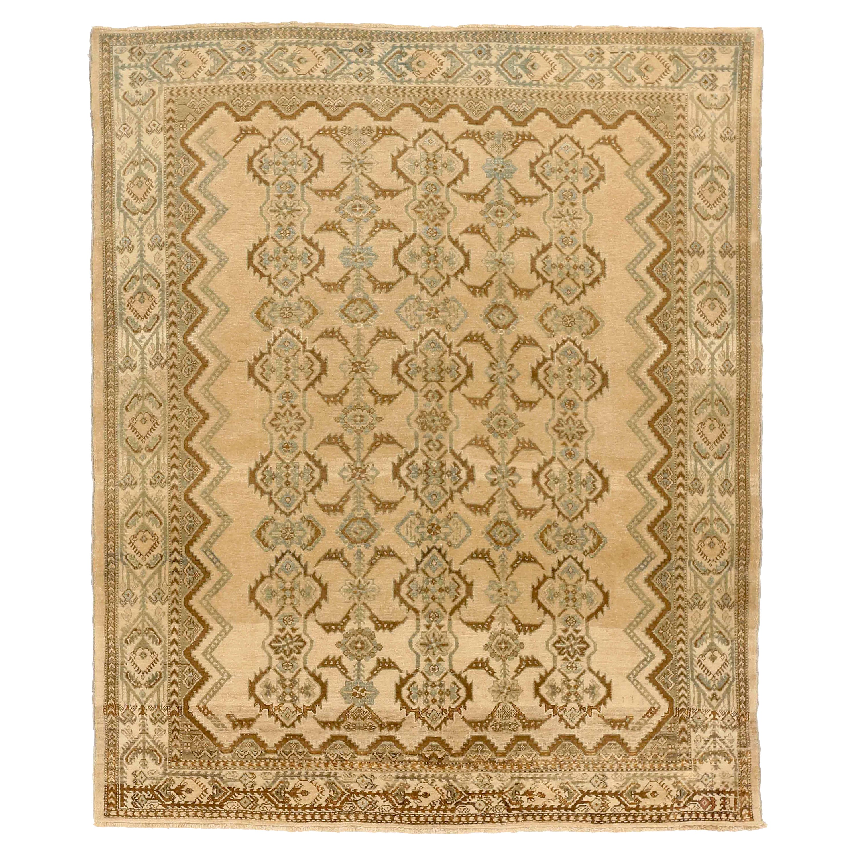 Antique Persian Area Rug Hamedan Design