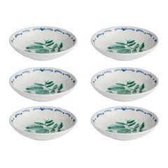 Country Style Set of Six Hand-Painted Ceramic Dishes Sofina Boutique Kitzbühel 