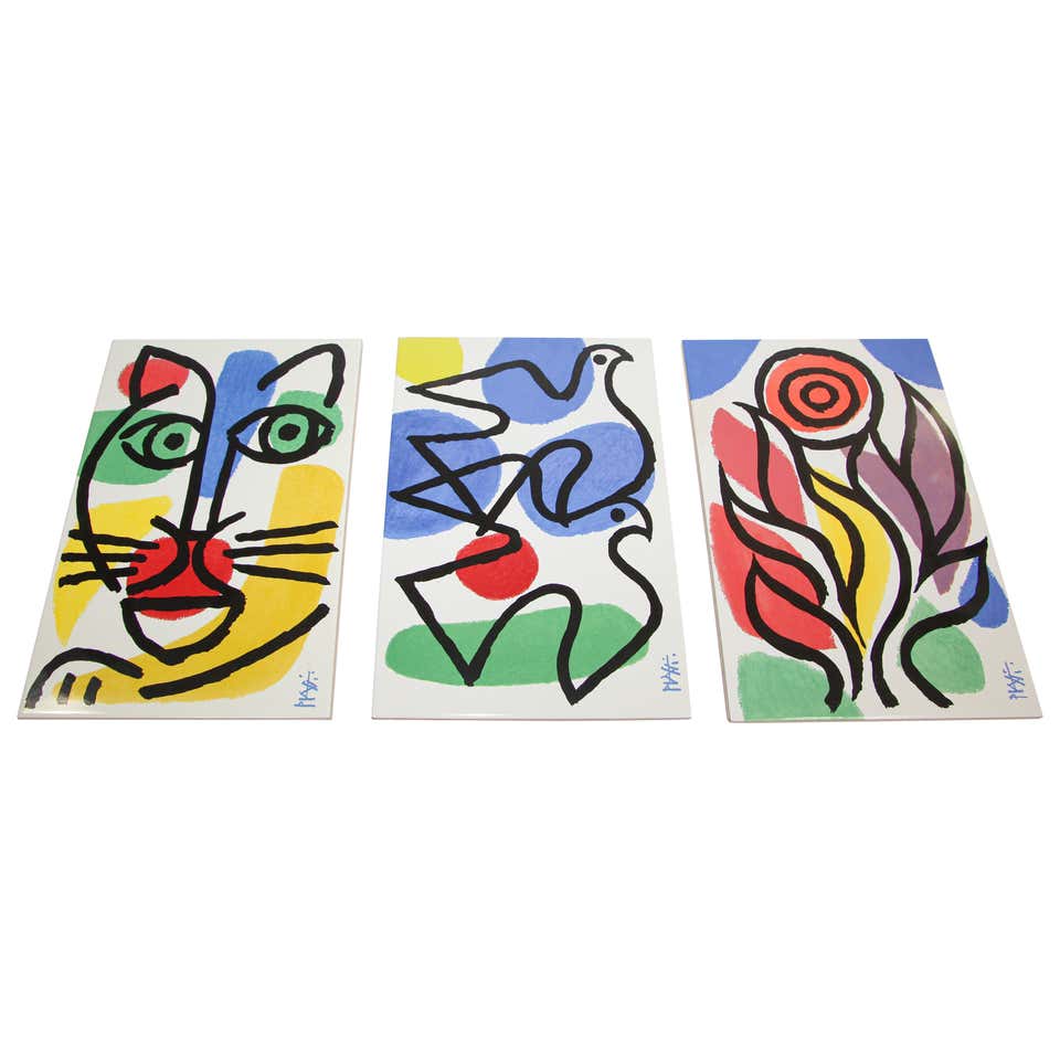 Micasso Vintage Picasso Ceramic Art Tile by Gres Spain at 1stDibs | picasso for ...