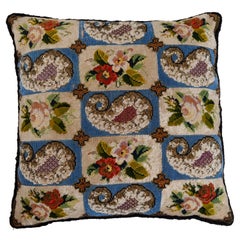Victorian Beadwork Pillow, Mid 19th C