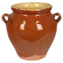 19th Century French Terracotta Confit Pot