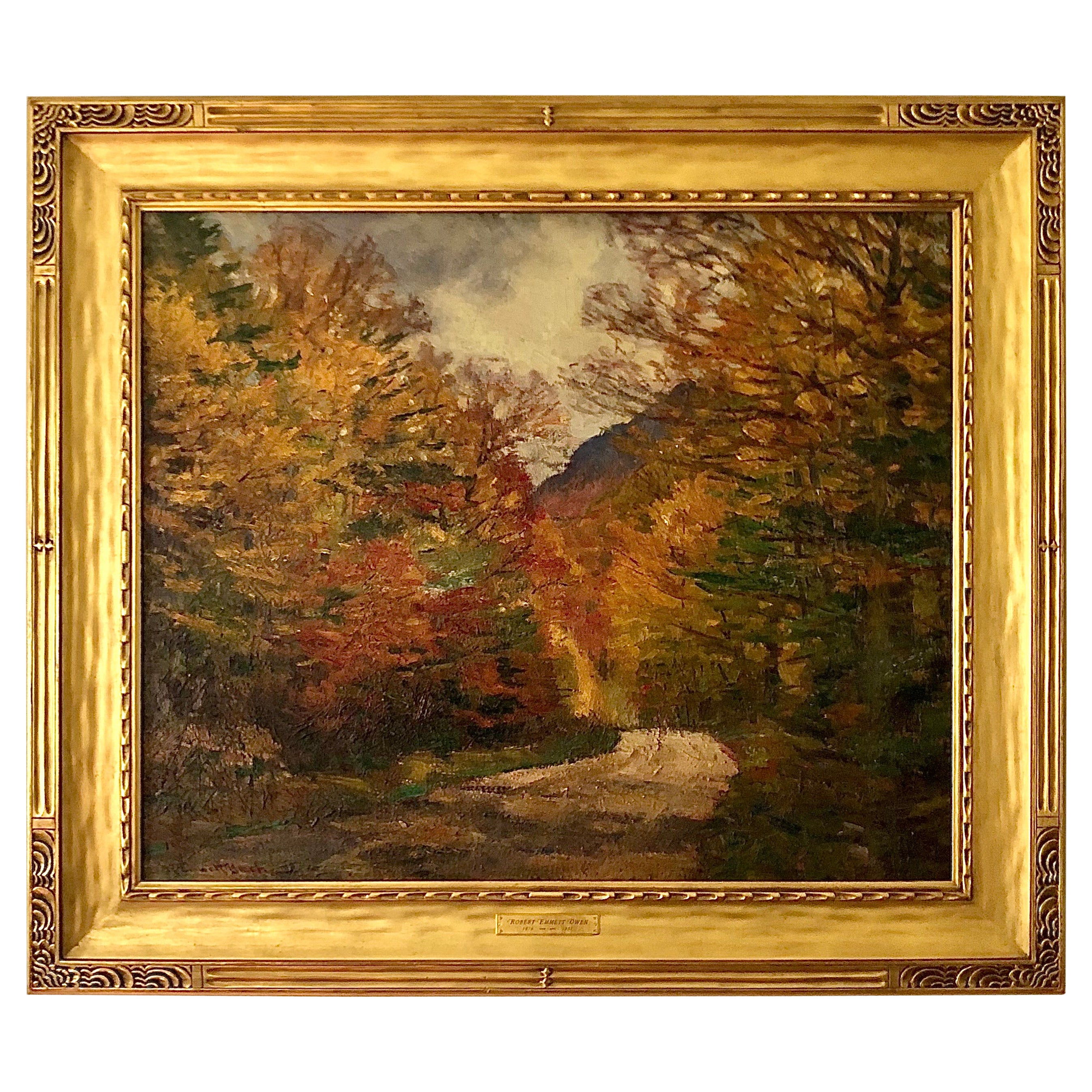 Painting of New England Landscape, Robert Emmett Owen For Sale at 1stDibs