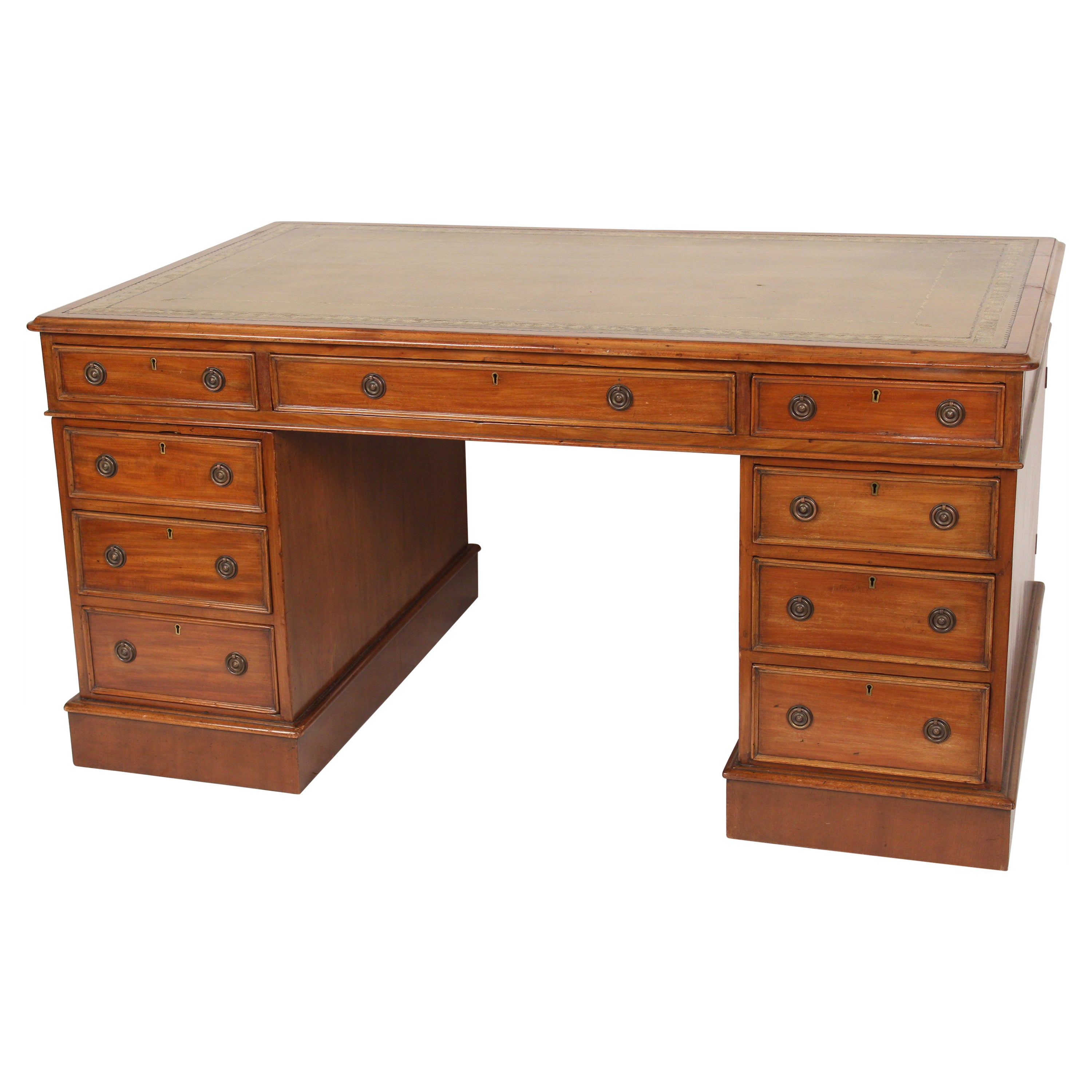 Antique George III Style Partners Desk