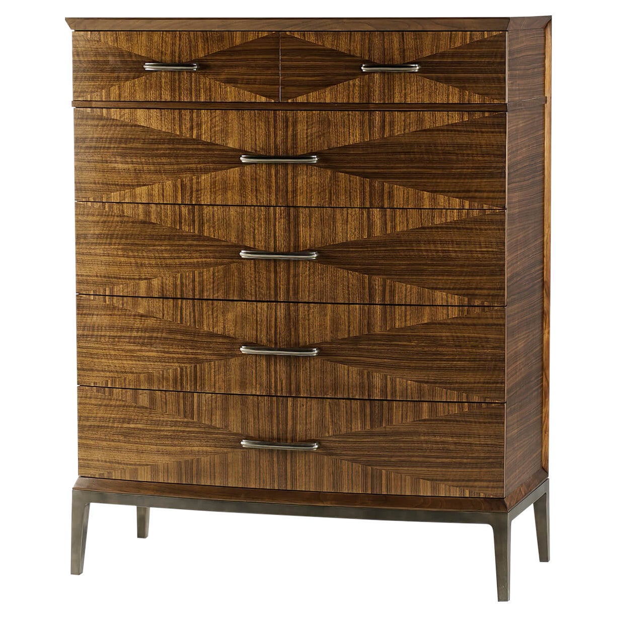 Mid-Century Modern Walnut Tall Chest