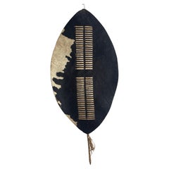Vintage African Zulu Cowhide Shield 