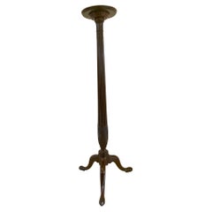 Quality Antique Victorian Carved Mahogany Torchere Stand
