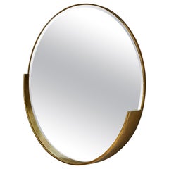 Vintage Round Mirror, 1980s