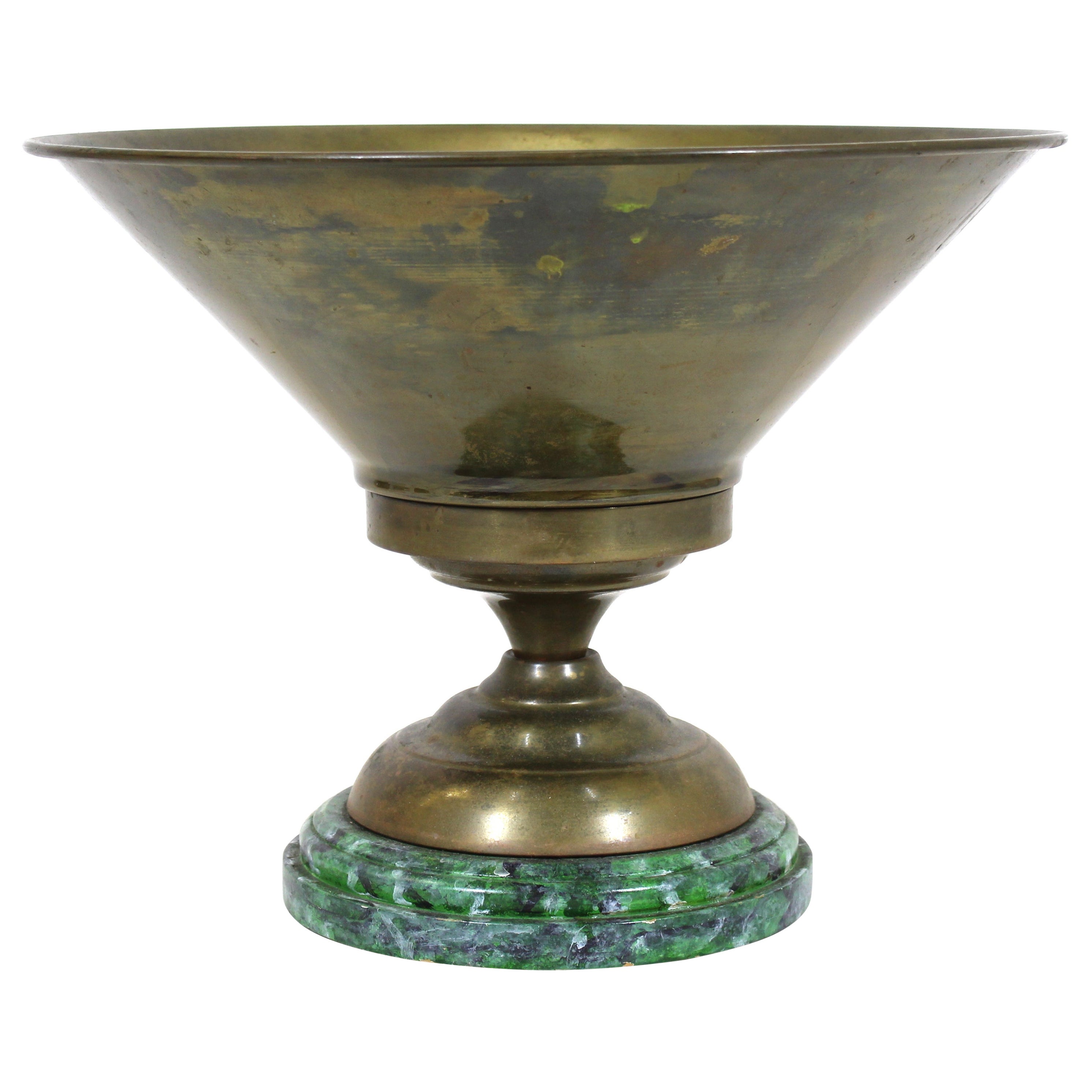 Neoclassical Revival Style Brass Jardinière For Sale