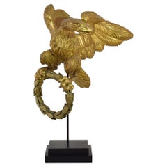 Italian 18th Century Carved Giltwood Eagle