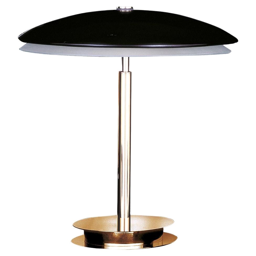 Fontana Arte 'Bis/Tris' Table Lamp in Brass & Glass