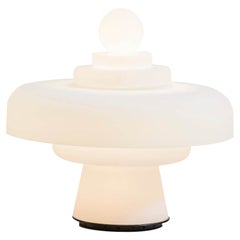 Large Bobo Piccoli 'Regina' Table Lamp in Blown Glass for Fontana Arte