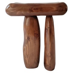 Twin I Stool by The Stone by the Door (American Oak version)