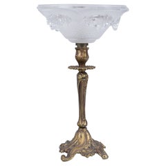 French Lamp, Signed EZAN, 20th Century, Original Condition, Period 1920-1929