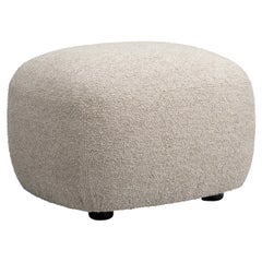 Little Big Pouf Fully Upholstered in Barnum Bouclé