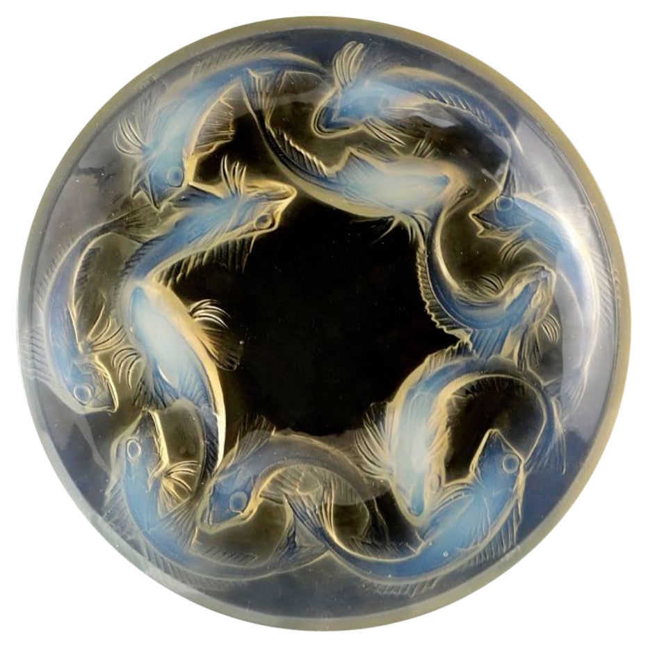 Rene Lalique Opalescent "Martigues" Bowl