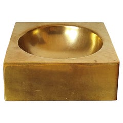 Modernist Brass Vide Poche, Italy, 1970's