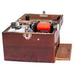 Antique Electromedical Device from Chardin in Wooden Case, France, circa 1910