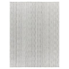 Mid-Century Modern Style Minimalist Charmo Spearhead Pattern Flatweave Rug