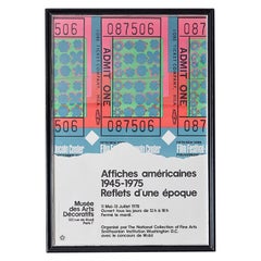 Vintage Andy Warhol Musée Des Arts Décoratifs Exhibition Poster, France 1978