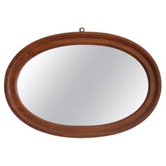 Swedish, Wall Mirror, Walnut, Mirror Glass, Sweden, C. 1930s