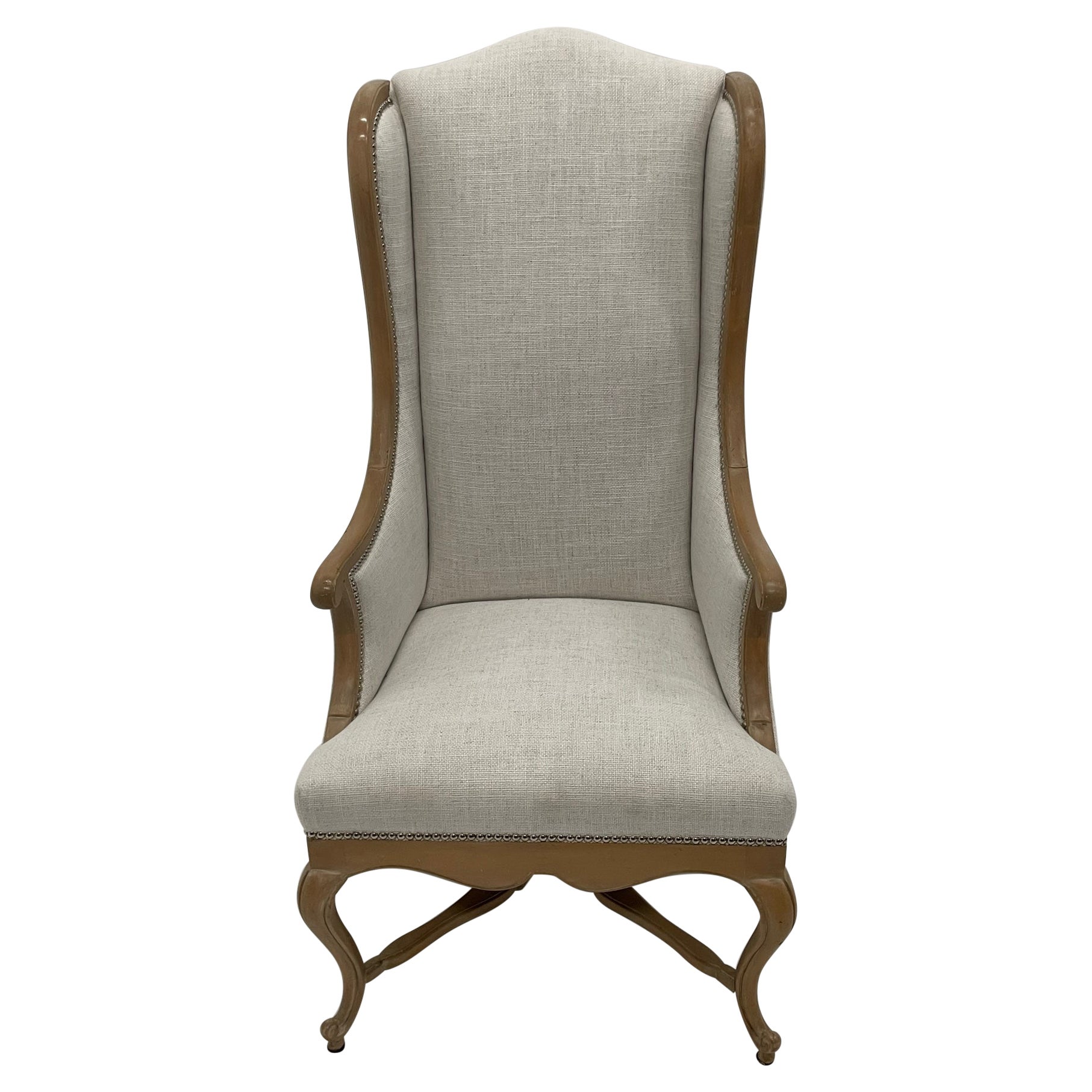 Stunning French Provincial Washed Oak Arm Chair