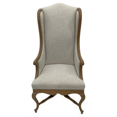 Stunning French Provincial Washed Oak Arm Chair